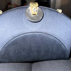 Black preloved Crossbody evening purse by RODO.